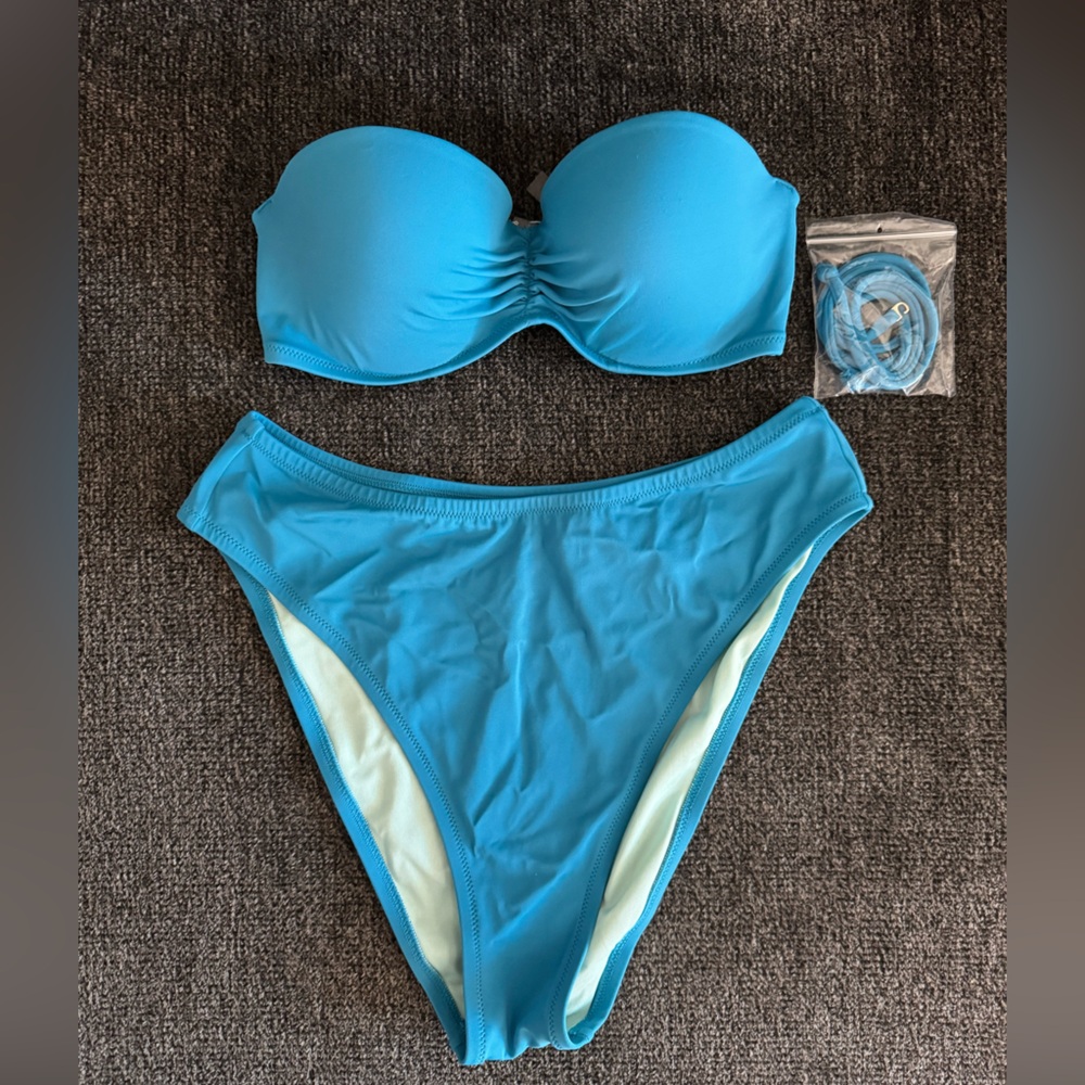 Victoria’s Secret Malta Bandeau and Laurito High Waisted Bikini